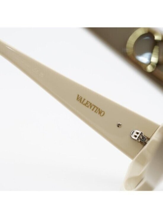 Valentino VLX-179C Eyeglasses White/Gold 55mm Square Frame